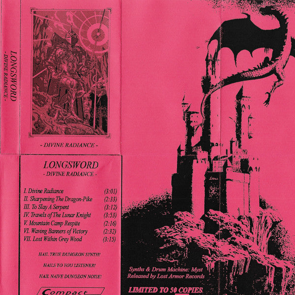 Longsword : Divine Radiance (Cass, S/Sided, Ltd, Num, C90)